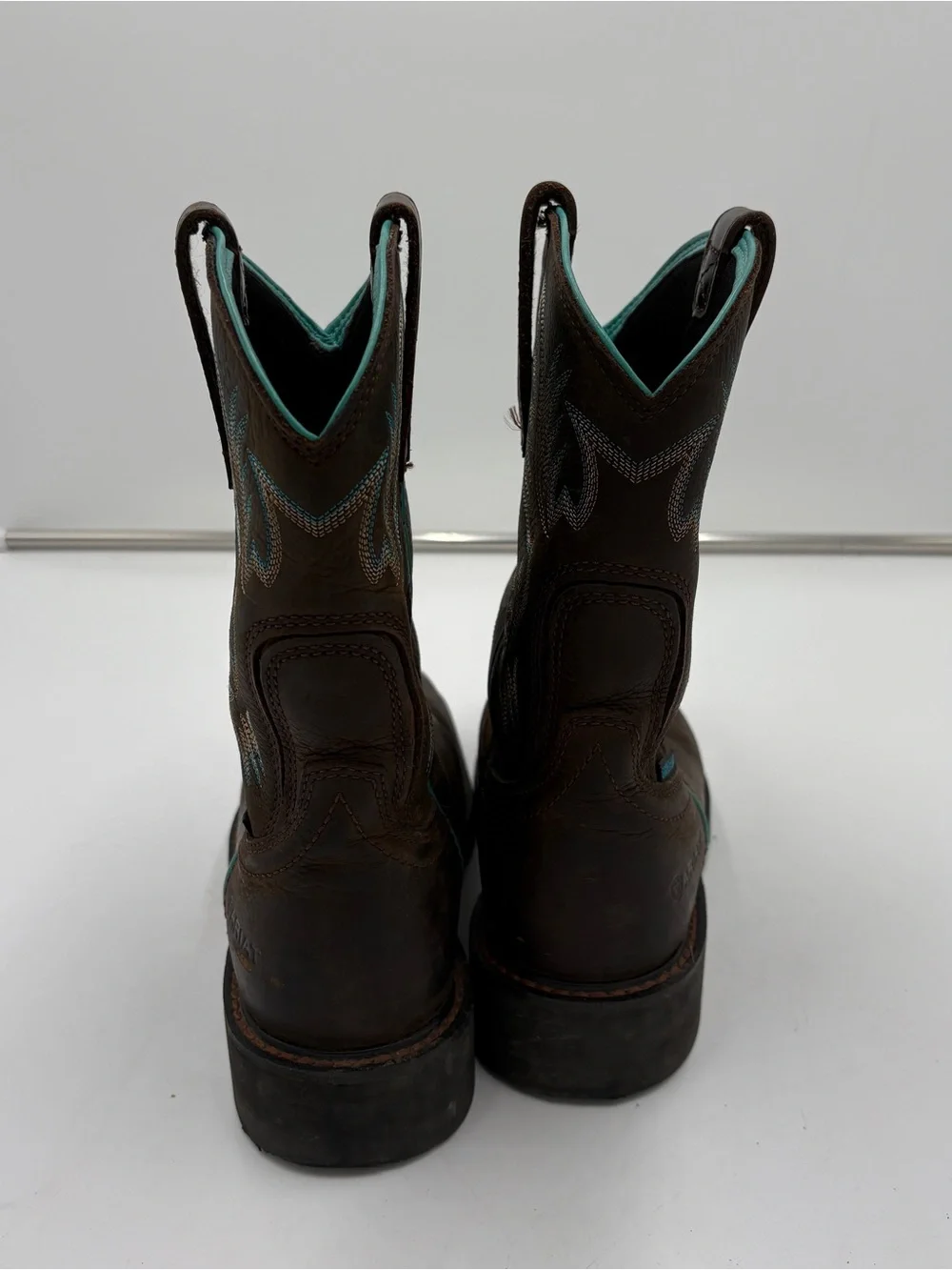 Ariat Women’s Krista Waterproof Western Cowboy Work Boots Steel Toe Size 7